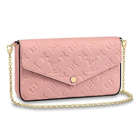 louis vuitton felicie pochette pink|pochette louis vuitton monogram.